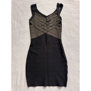 GUESS by Marciano Black Bandage Bodycon Dress - Size XS